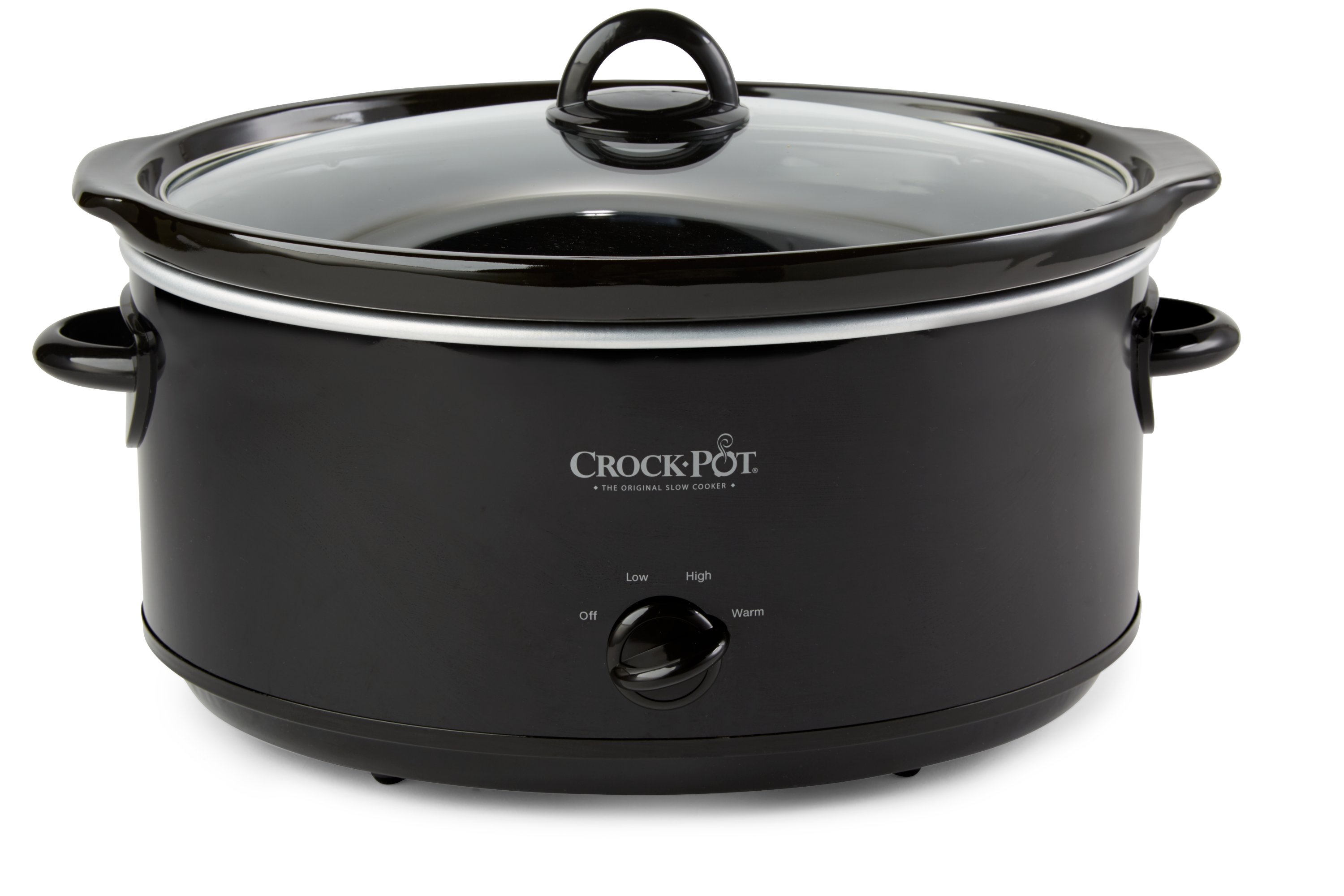 Crockpot™ 8.0Quart Slow Cooker, Manual, Black CrockPot